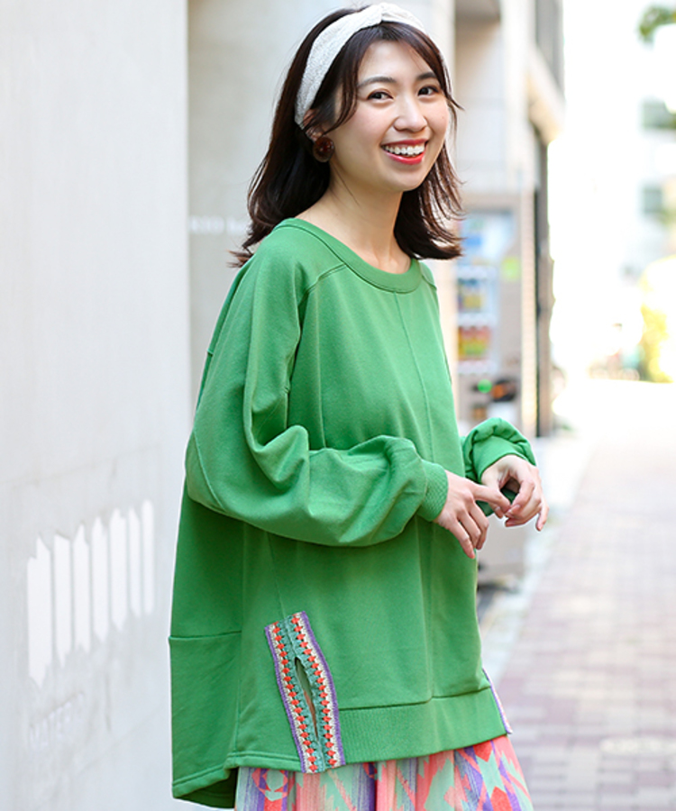 チチカカ |スリットクロシェプルオーバー