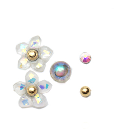 チチカカ |オーロラフラワーセットピアス