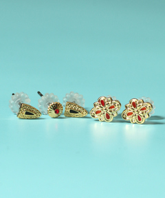 チチカカ |マルチカラーエスニックセットピアス