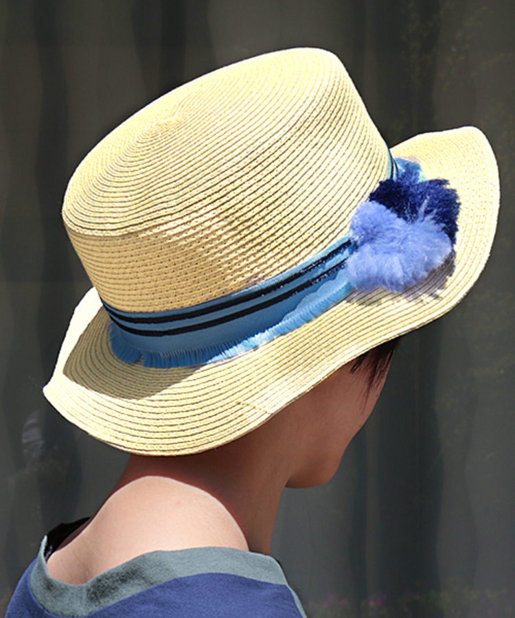 ポンポンタッセルカンカン帽 ハット エスニックファッション＆雑貨のチチカカ公式通販サイト