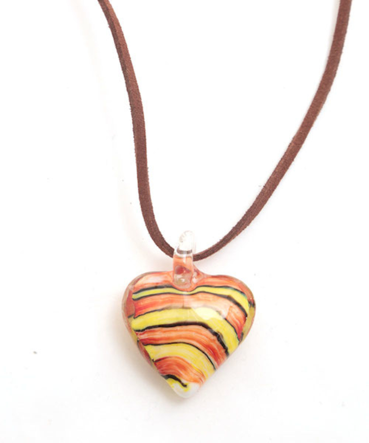 チチカカ |ハートガラスネックレス