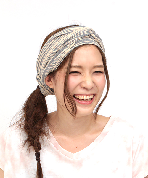 ストライプヘアバンド / ヘアバンド | エスニックファッション
