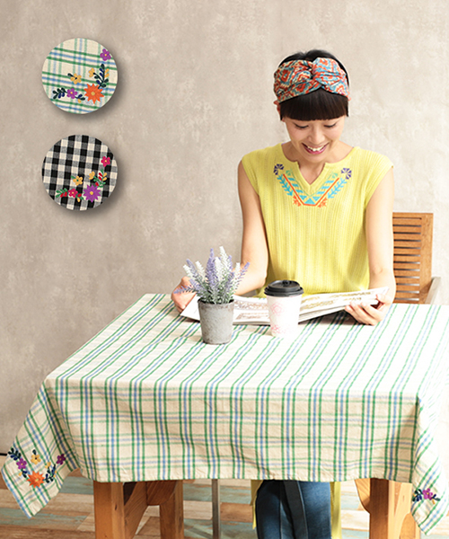 メキシコフラワー テーブルクロス / その他キッチン用品 | エスニック