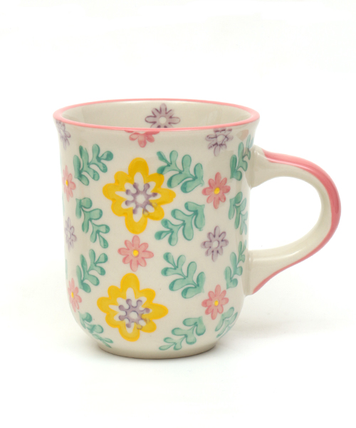フラワースタンプ マグ / 食器・カトラリー | エスニックファッション