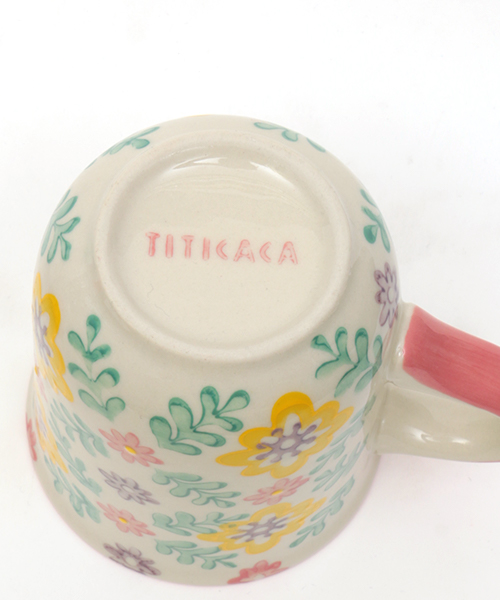 フラワースタンプ マグ / 食器・カトラリー | エスニックファッション