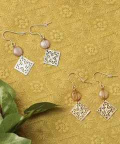 チチカカ |フラワーパーツピアス