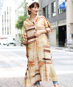 チチカカ |ボタニカルペイントワンピース