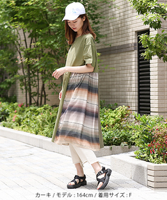 チチカカ |レトロサラッペボーダーワンピース