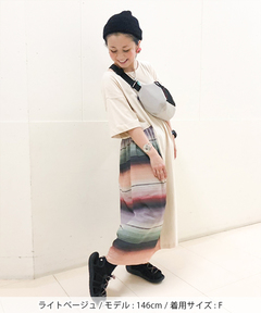 チチカカ |レトロサラッペボーダーワンピース