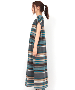 チチカカ |パイルマルチボーダーワンピース