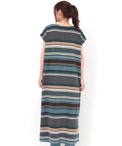 チチカカ |パイルマルチボーダーワンピース