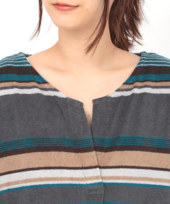 チチカカ |パイルマルチボーダーワンピース