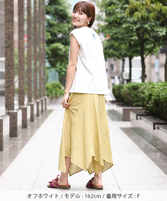 チチカカ |バックネック刺繍Tシャツ