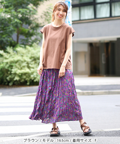 チチカカ |バックネック刺繍Tシャツ