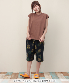 チチカカ |バックネック刺繍Tシャツ