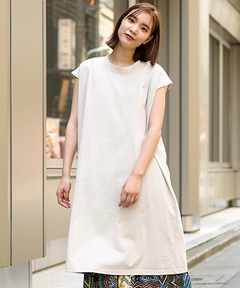 チチカカ |バックネック刺繍Tシャツワンピース