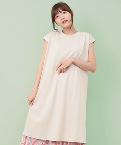 チチカカ |バックネック刺繍Tシャツワンピース