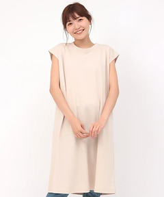 チチカカ |バックネック刺繍Tシャツワンピース