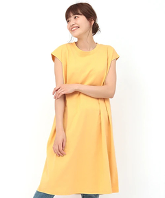 チチカカ |バックネック刺繍Tシャツワンピース