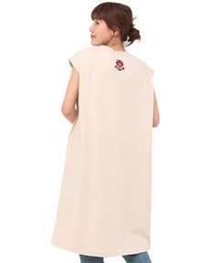 チチカカ |バックネック刺繍Tシャツワンピース