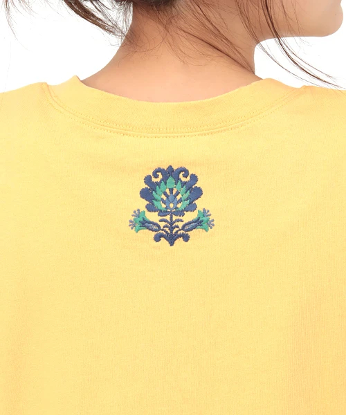【新品】定価56,100円　エスニック刺繍半袖シャツワンピース　ネイビー　11号 楽天市場】フラワー刺繍ワンピース(大きいサイズ) ／ シャツ