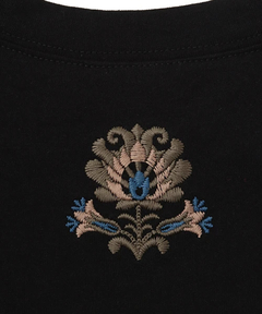 チチカカ |バックネック刺繍Tシャツワンピース