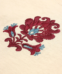 チチカカ |バックネック刺繍Tシャツワンピース