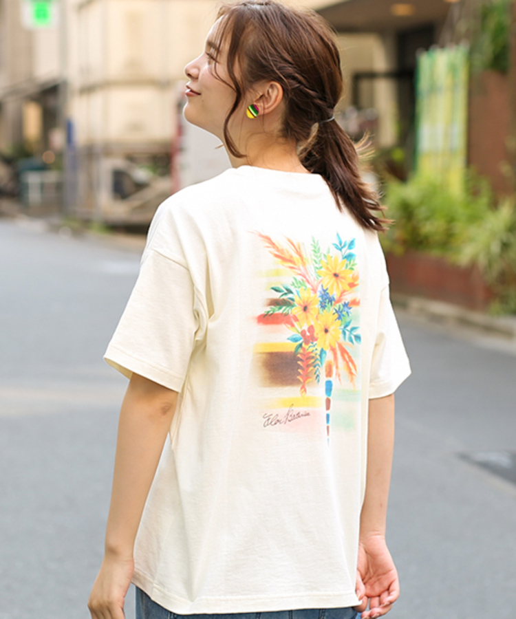 チチカカ |ボタニカルペイントTシャツ