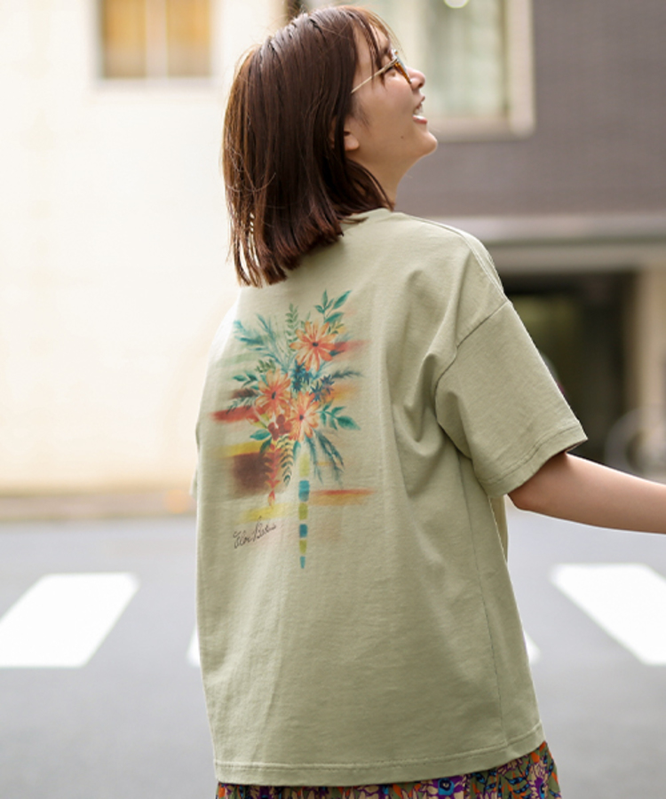 チチカカ |ボタニカルペイントTシャツ