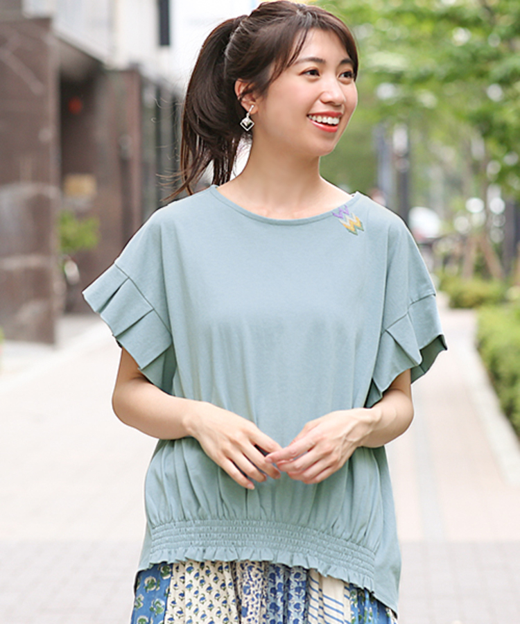 チチカカ |タックスリーブプルオーバー