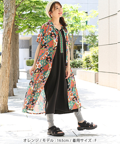 チチカカ |エスニックアロハシャツワンピース