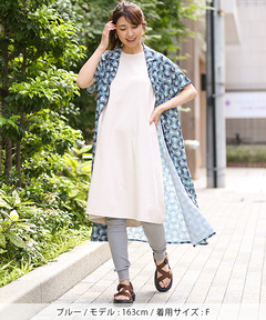 チチカカ |エスニックアロハシャツワンピース