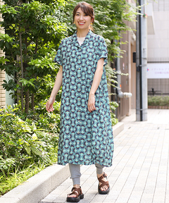 チチカカ |エスニックアロハシャツワンピース