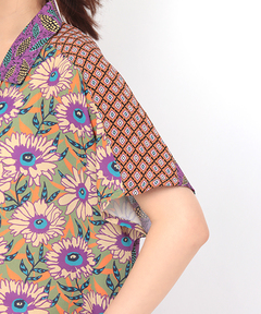 チチカカ |エスニックアロハシャツワンピース