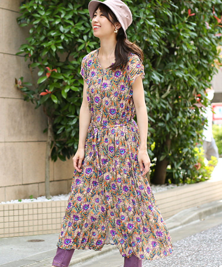チチカカ |エスニックアロハ2wayワンピース