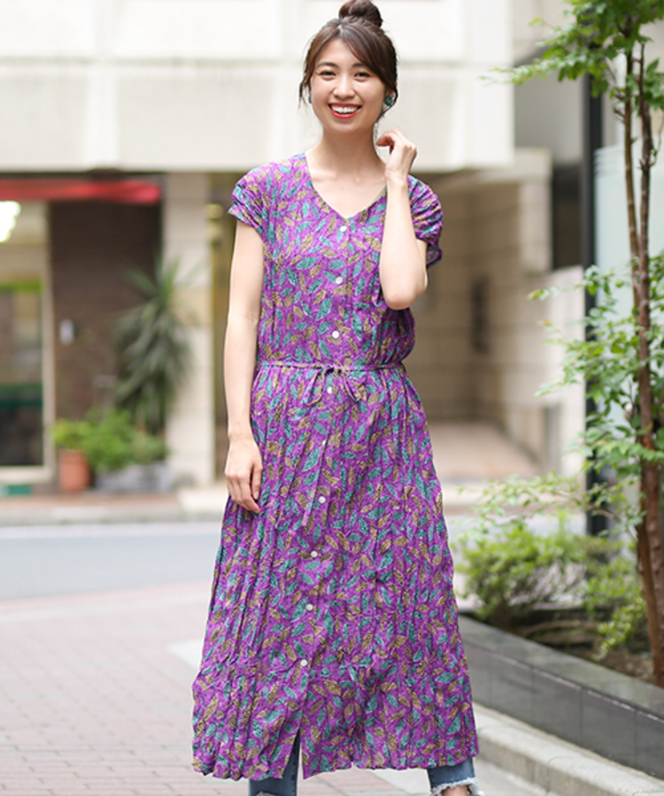 チチカカ |エスニックアロハ2wayワンピース