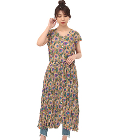 チチカカ |エスニックアロハ2wayワンピース