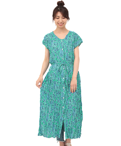 チチカカ |エスニックアロハ2wayワンピース