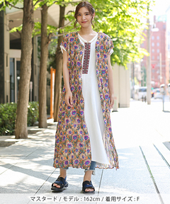 チチカカ |エスニックアロハ2wayワンピース