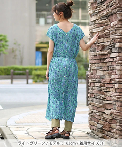 チチカカ |エスニックアロハ2wayワンピース