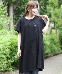 チチカカ |ワンポイント刺繍ワンピース(大きいサイズ)