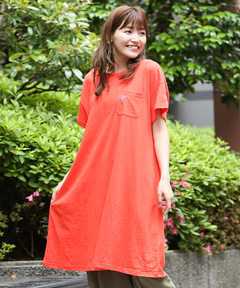 チチカカ |ワンポイント刺繍ワンピース(大きいサイズ)