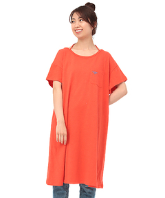 チチカカ |ワンポイント刺繍ワンピース(大きいサイズ)