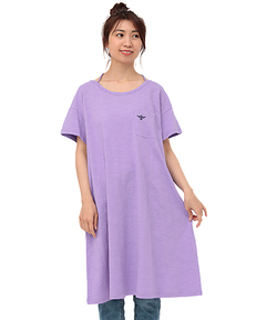 チチカカ |ワンポイント刺繍ワンピース(大きいサイズ)