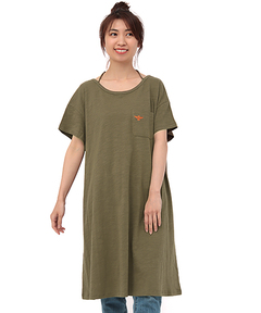 チチカカ |ワンポイント刺繍ワンピース(大きいサイズ)