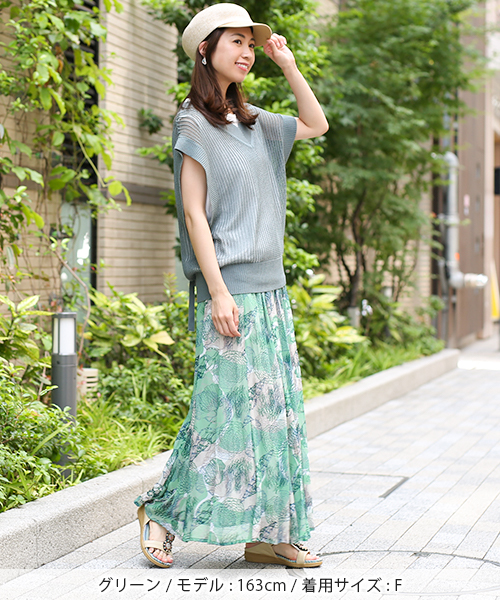 ホワイトニットベスト リボン付き FREAK'S STORE｜フロントリボン ニットベスト 25SS | Rakuten