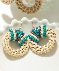 チチカカ |ビーズラップラタンピアス
