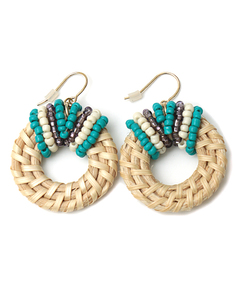 チチカカ |ビーズラップラタンピアス