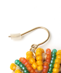 チチカカ |ビーズラップラタンピアス