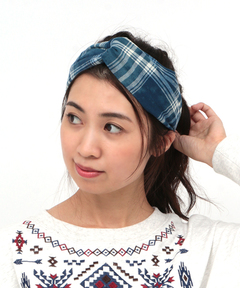 チチカカ |チェックヘアバンド